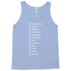 Beard Growth Scale Tank Top