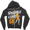 shamble to the cure zombie 5k Zipper Hoodie