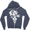 final fantasy 8 squall inspired unisex Zipper Hoodie