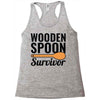 wooden spoon survivor (2) Racerback Tank
