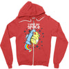 i need my space Zipper Hoodie