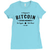 Bitcoin Satoshi Nakamoto In Crypto We Trust Ladies Fitted T-Shirt
