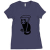 grim kitty Ladies Fitted T-Shirt