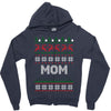 ugly christmas mom Zipper Hoodie