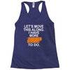 i have more trick or treating Racerback Tank