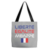 Librate Egalite Mbappe France Tote Bags