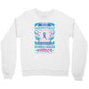 Never Underestimate the Strength of a Thyroid Cancer Warrior Crewneck Sweatshirt