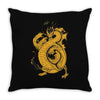 bruce, the dragon Throw Pillow