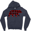 baby christmas bear Zipper Hoodie