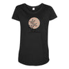 Autumn Maternity Scoop Neck T-shirt