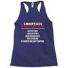 Smartass January Girl Racerback Tank