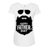happy father's day Maternity Scoop Neck T-shirt