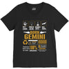 Born Gemini  Multitasking Problem Solving Tees V-Neck Tee