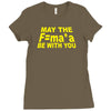 may the f= Ladies Fitted T-Shirt