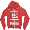 Never Underestimate A Grandpa With An Engineering Degree Zipper Hoodie