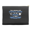 I Love Someone with Stomach Cancer to The Moon and Back to Infinity Accessory Pouches