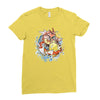 shining splash koi Ladies Fitted T-Shirt