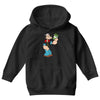 popeye spinach retro mens funny Youth Hoodie