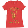 Best Dad in The Galaxy Ladies Fitted T-Shirt