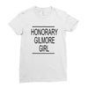 gilmore girls night Ladies Fitted T-Shirt