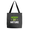 nerdy by nature Tote Bags