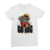 go big Ladies Fitted T-Shirt