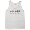 genius by birth slacker by choice t shirt large funny nerd tee slacker Tank Top