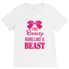 This Beauty Runs Like a Beast V-Neck Tee