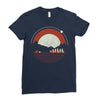 peaceful universe Ladies Fitted T-Shirt