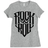 rock music Ladies Fitted T-Shirt