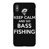 keep calm bass fishing iPhoneX
