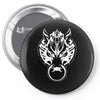 fenrir wolf motif Pin-back button
