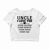 I Love You Uncle Crop Top