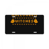happy halloween witches License Plate