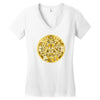 azteca wars Women's V-Neck T-Shirt