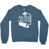what would macgyver do humor Crewneck Sweatshirt