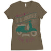 life is a journey, enjoy the ride Ladies Fitted T-Shirt