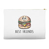 Burger and Fries Best Friends Accessory Pouches