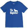 the dogfather pembroke welsh corgi white V-Neck Tee