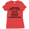 Smartass May Girl Ladies Fitted T-Shirt