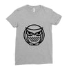 owl  (6) Ladies Fitted T-Shirt