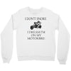 motorbike i don't snore biker's biker Crewneck Sweatshirt