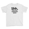 shh my hangover t shirt funny beer college drunk Youth Tee