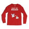 Baby On Board with Stork Long Sleeve Shirts