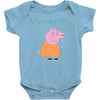 peppa pig mommy pig Baby Bodysuit