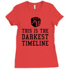 this is the darkest timeline Ladies Fitted T-Shirt