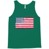 t-rex vintage american flag Tank Top