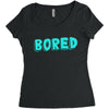 bored Women's Triblend Scoop T-shirt