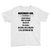 Super November Girl Youth Tee
