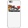 pizza is my valentine iPhone 6/6s Case